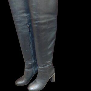 Thigh-high Black Boots